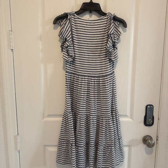 Max Studio Striped Dresses for Women Light Grey - Picture 4 of 4